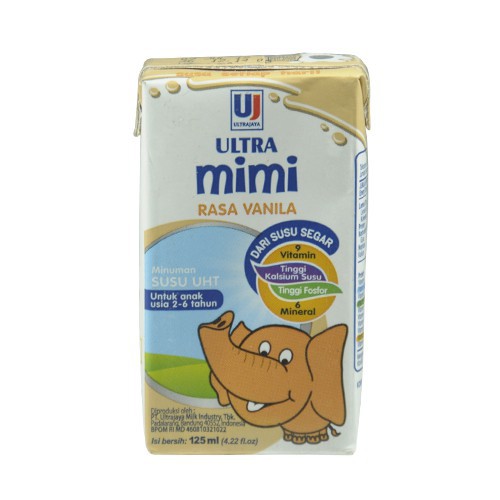 ULTRA MIMI SUSU RASA VANILA 125ML