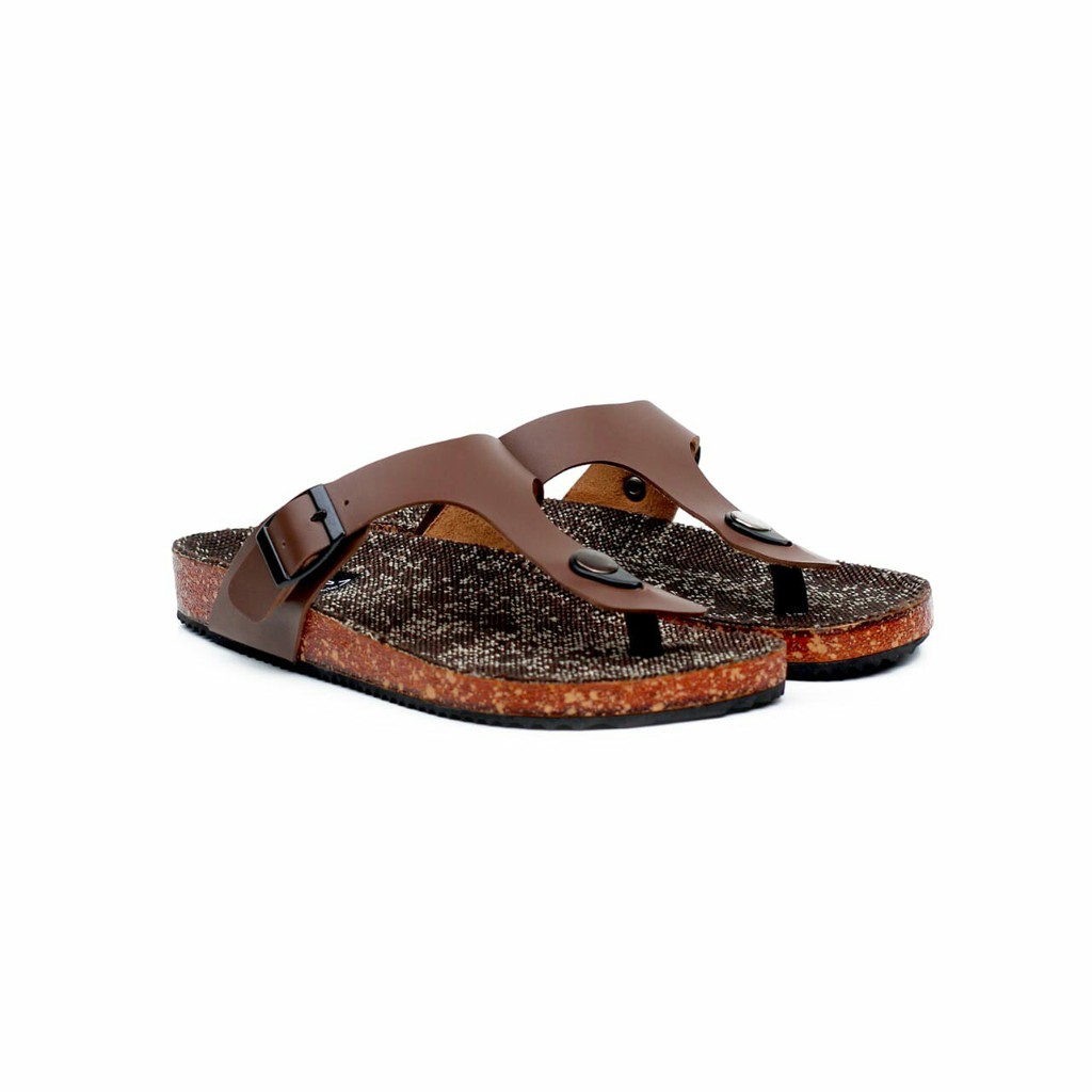 KENICH X JY Sandal Kasual Casual Jepit Pria Kulit Pu AslI Original