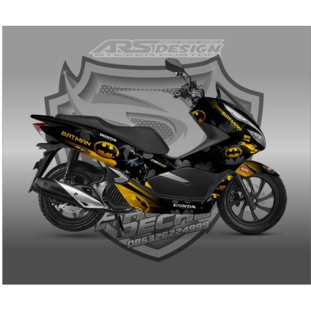 Decal stickerhonda PCX batman