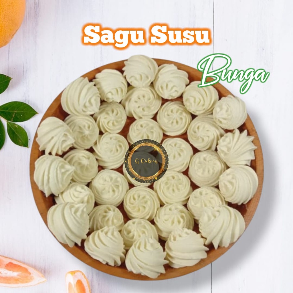 

Kue Sagu Susu Bunga Mini Bentuk Bunga