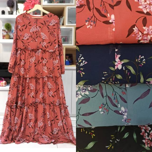 Gamis ceruty Yuri umpak