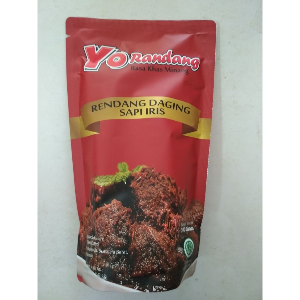 

Rendang Daging Sapi Iris Yo Randang 300 gram