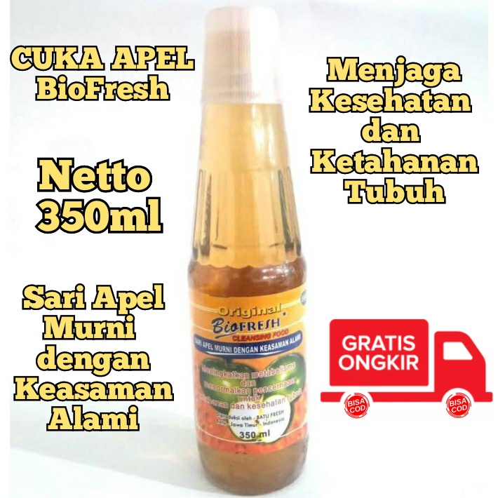 

Cuka Apel BioFresh Organik Sari Apel Murni 350ml
