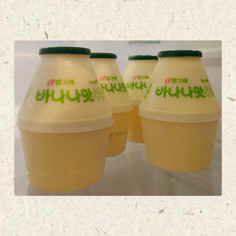 binggrae banana milk susu pisang botol kdrama drakor idol