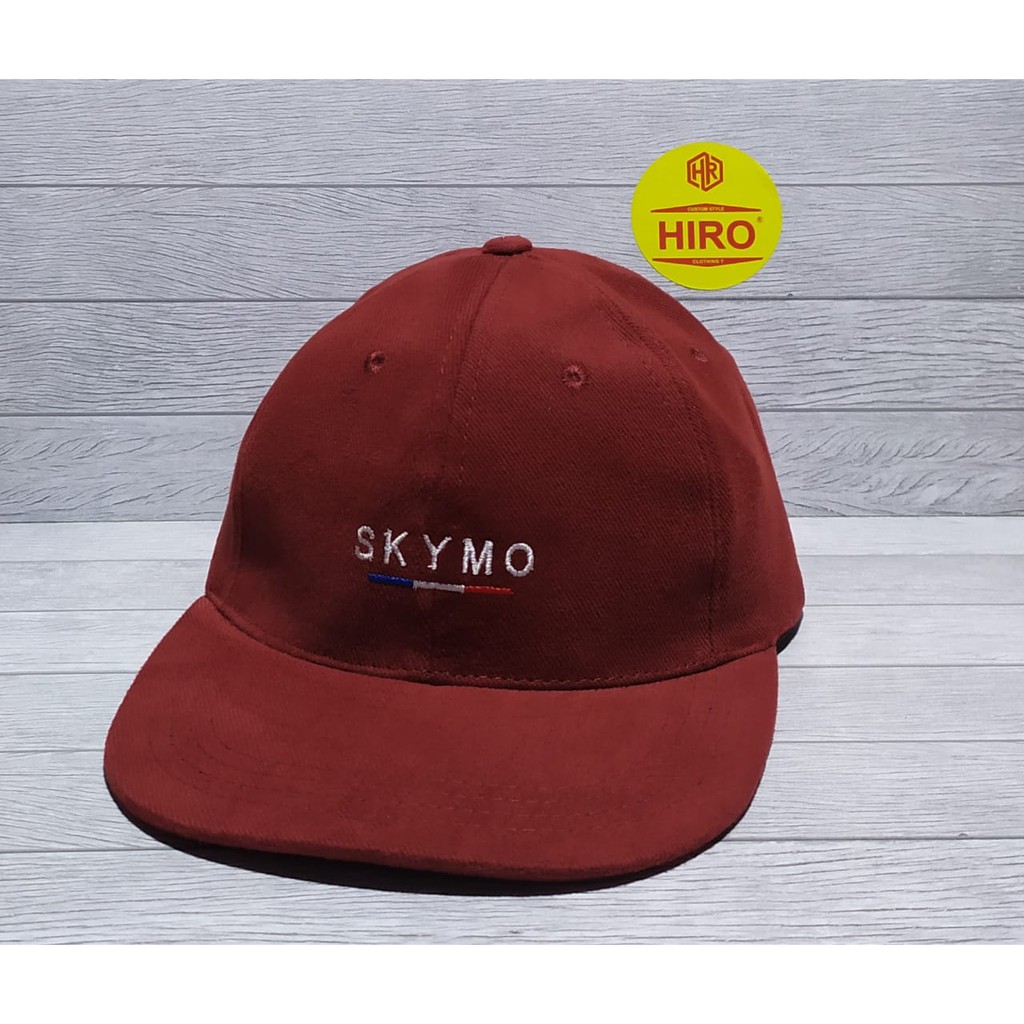 Topi Snapback Bordir SKYMO New Model/Topi Pria Distro/Topi Distro Terlaris/Topi Distro Original