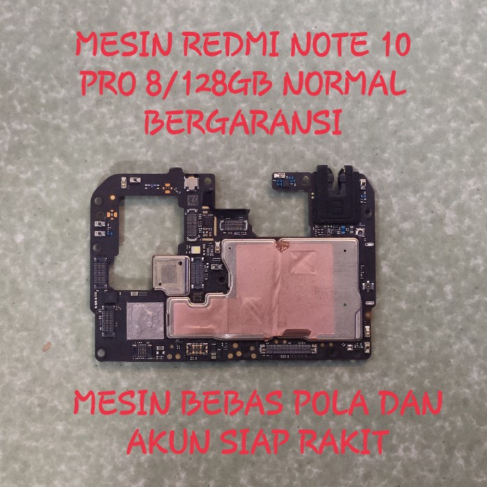 mesin redmi note 10 pro 8/128gb normal mesin redmi note 10 pro normal