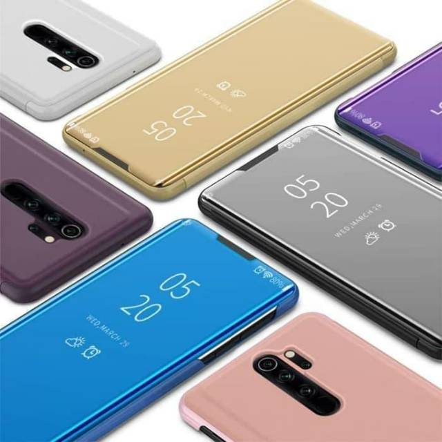 Flip Cover Realme XT Mirror Case Standing Cover Realme XT Flip Cover