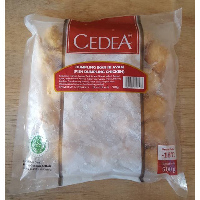 

CEDEA DUMPLING CHICKEN 500 GR