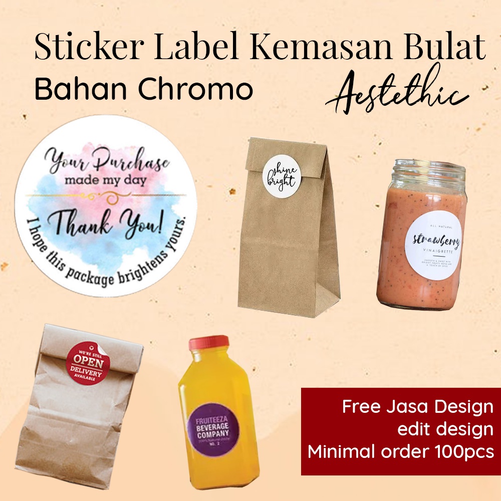 

Cetak Sticker Bulat - Cetak Stiker Kemasan Bulat - Cetak Sticker Lingkaran
