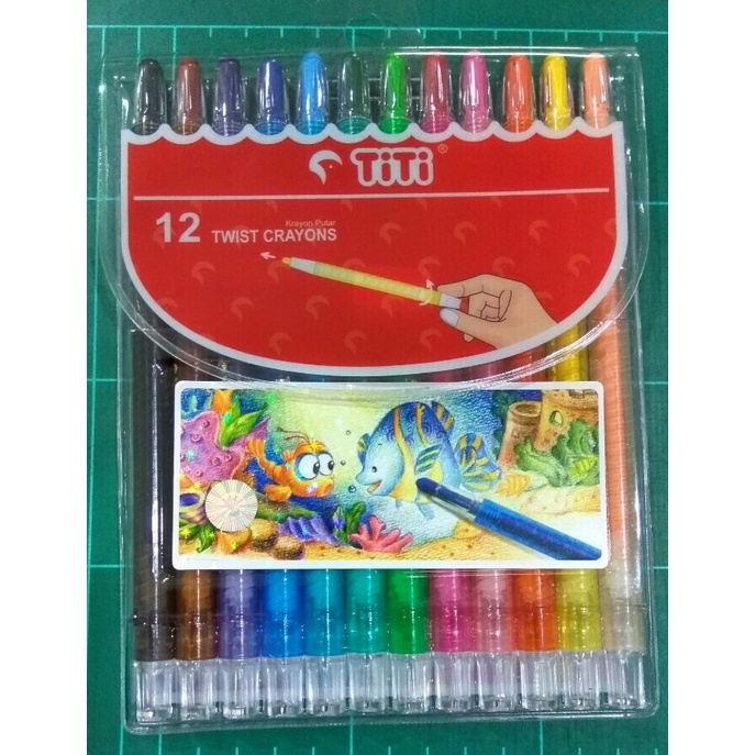 

Aman Twist Crayon / Crayon Putar 12 Warna Titi Limited