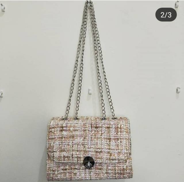 Penawaran khusus yang diimpor kisi wanita klasik Messenger tas tas tas bahu