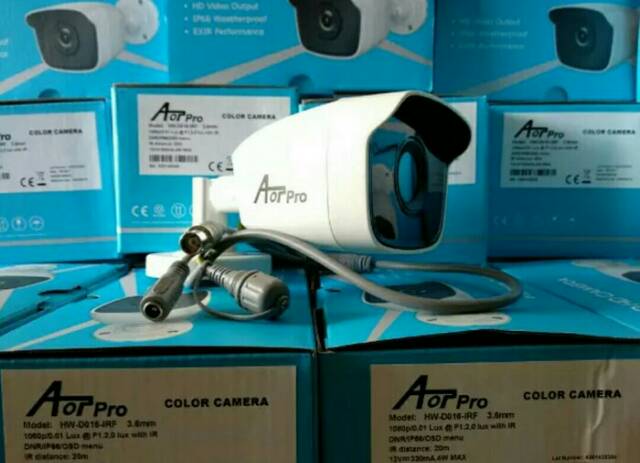 CCTV 2MP 4IN1 INFRARED EXIR BAGUS MALAM HARI MEREK AOPVISION PRO BY HIKVISION GARANSI 2 TAHUN