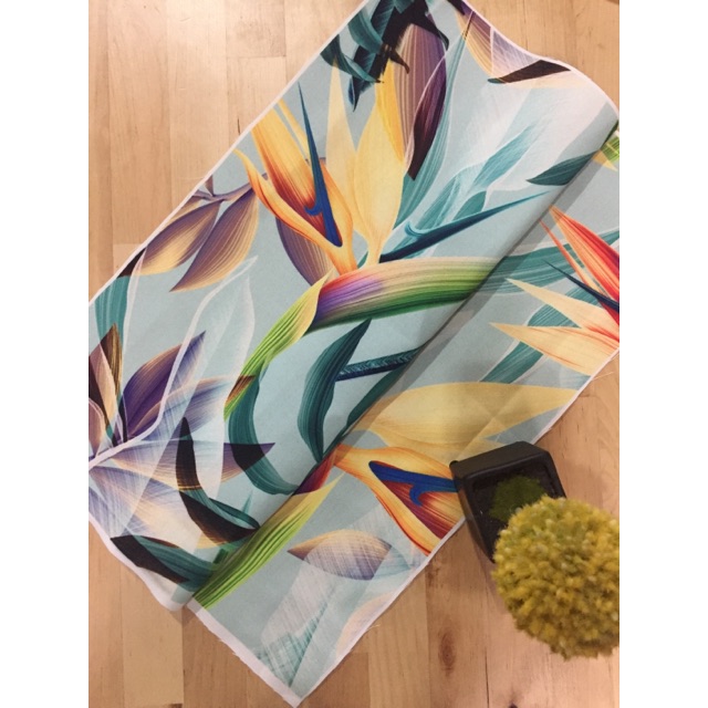 Kain tropical leaves 1 meter Shopee Indonesia