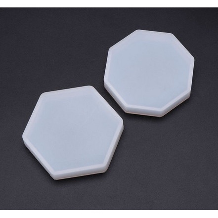 Pendant Silicone Molds - Octagon &amp; Hexagon Shape