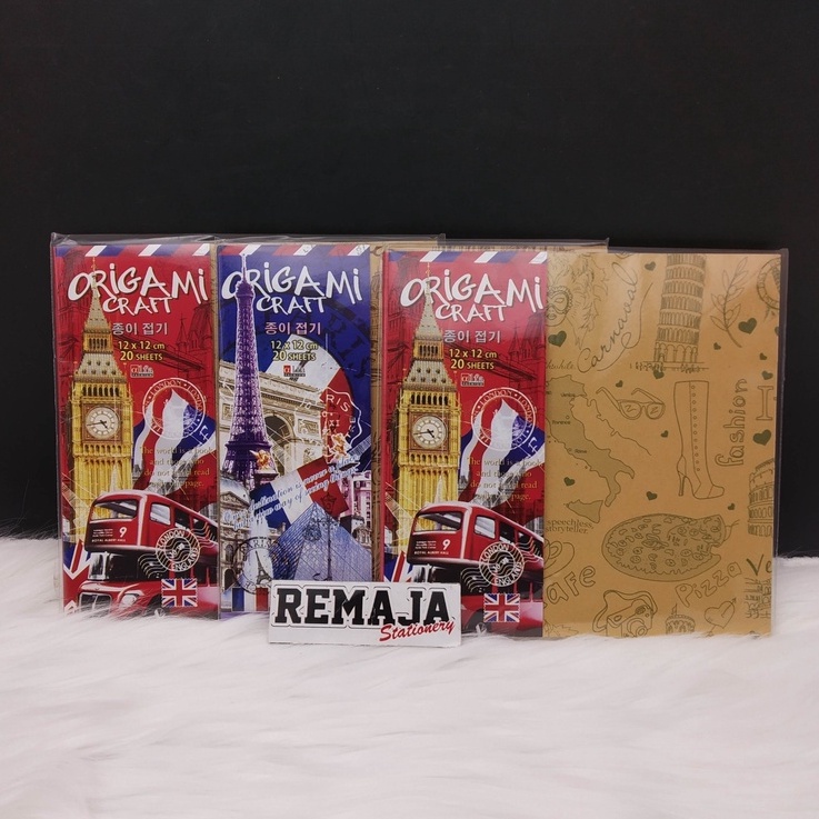 

Origami motif / Kertas Lipat 12*12 isi 20lembar