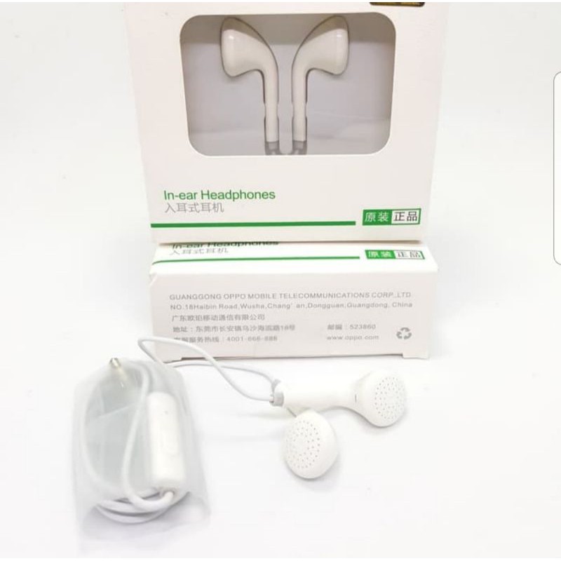 Earphone Headset OPPO R9 ORIGINAL 100%