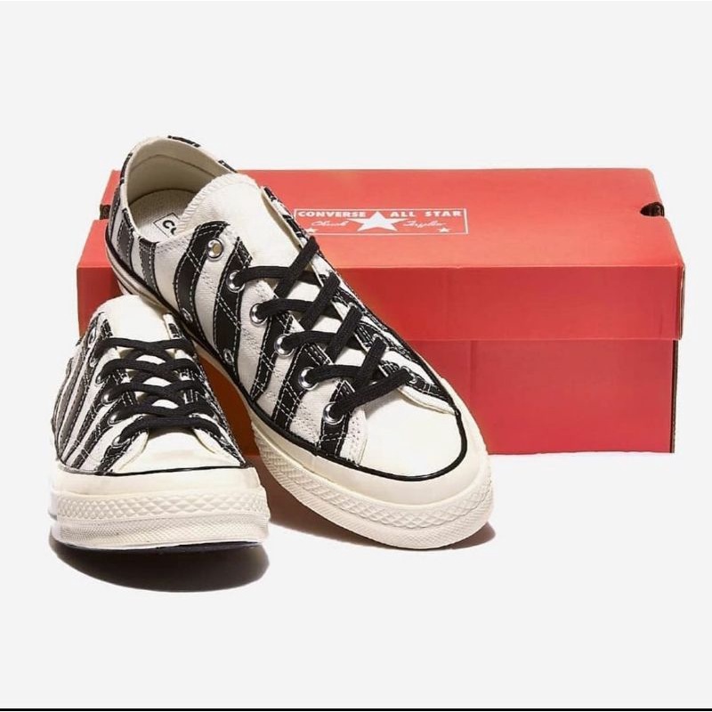 CONVERSE CHUCK 70s OX HACKED ARCHIVE EGRET BLACK