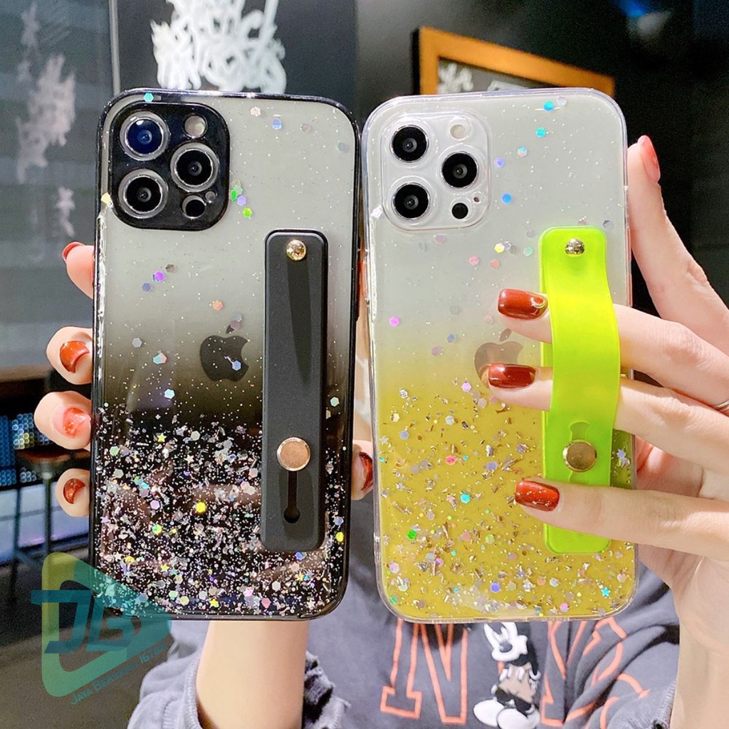 YS001 SOFTCASE AKSEN GLITTER WARNA MACARON IPHONE 6 6+ 7 8 8+ 7+ X XS XR MAX JB5440