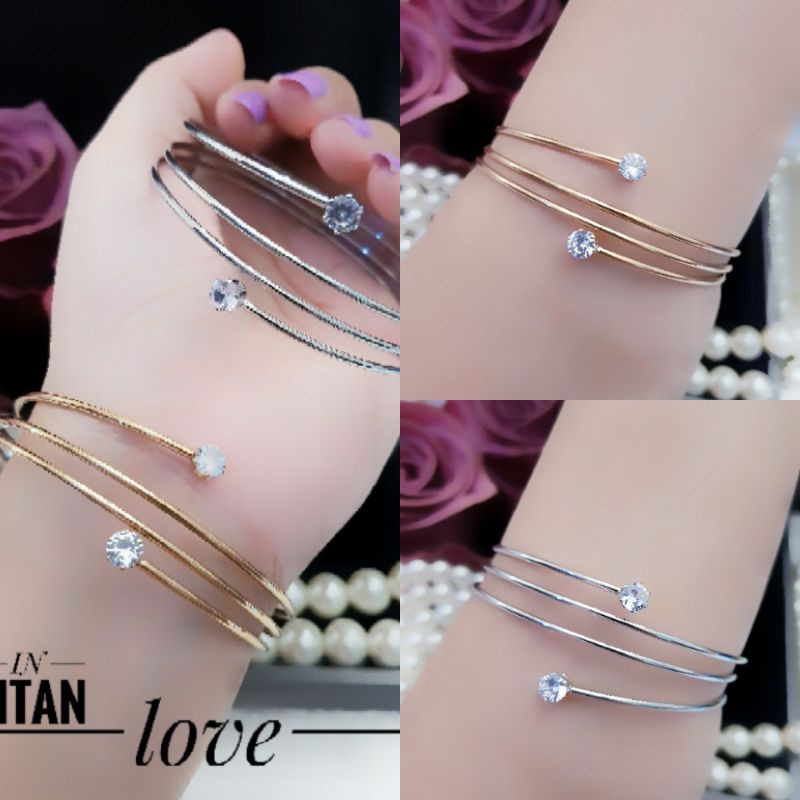 Titanium gelang wanita 777