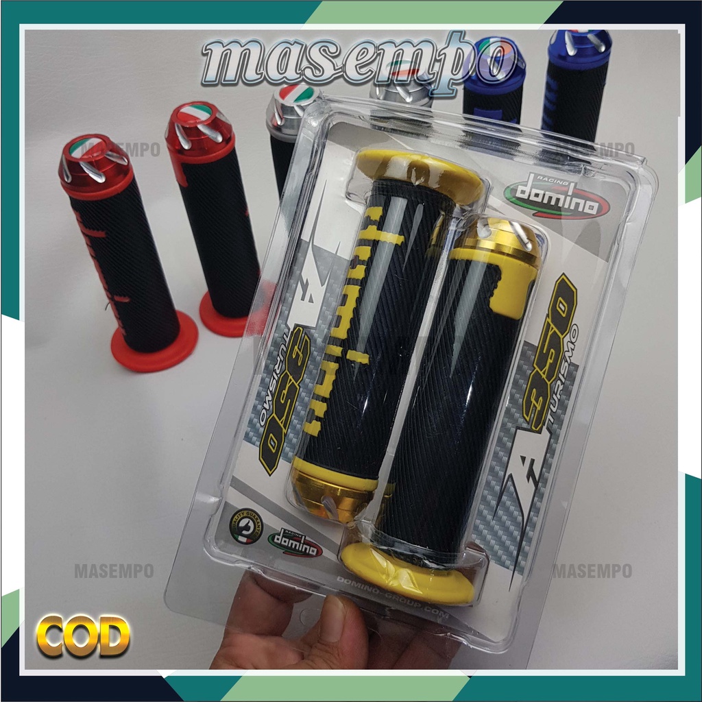 Handgrip Variasi Motor Sarung Gas Motor Domino Jalu Stang Karet Empuk Universal Untuk Semua Jenis Motor masempo mazempo