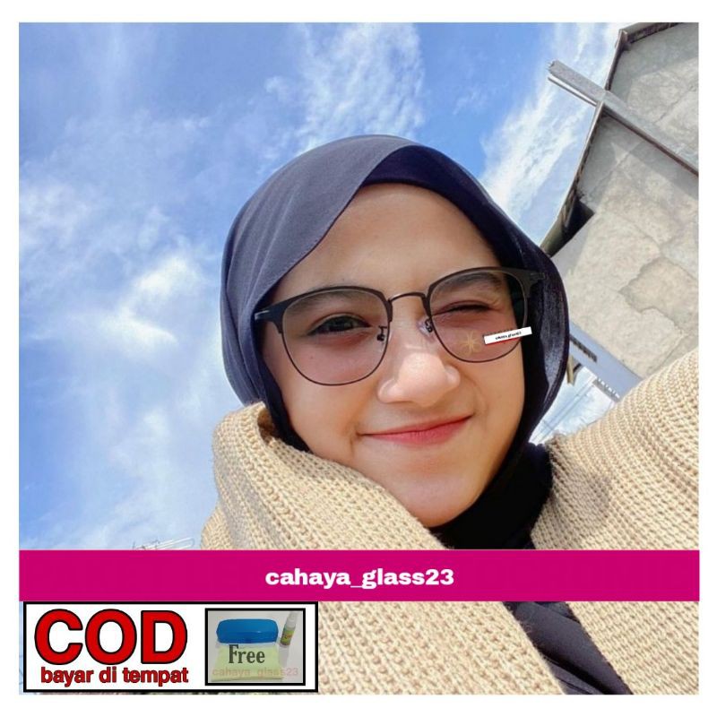 Frame Kacamata 0081 | Kacamata Antiradiasi | Kacamata Blueray | Kacamata Photocromic | Free minus