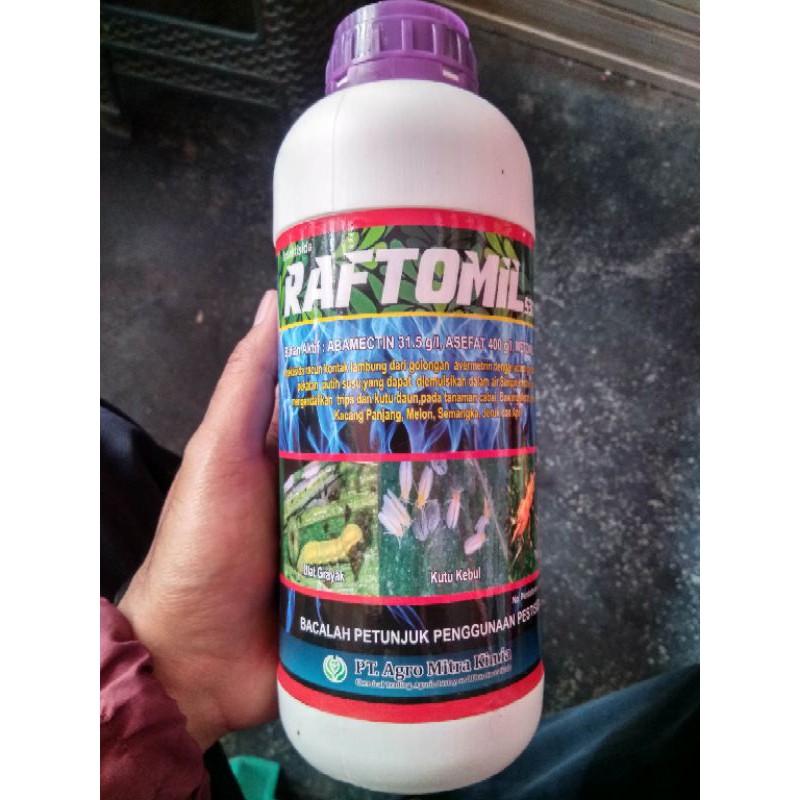 

Insektisida Raftomil 530 SC 1 L (Abamektin + Asefat)