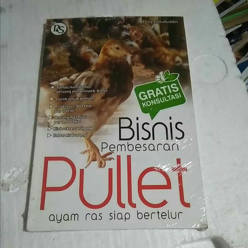 Buku Bisnis Pembesaran Pullet Ayam Ras Siap Bertelur