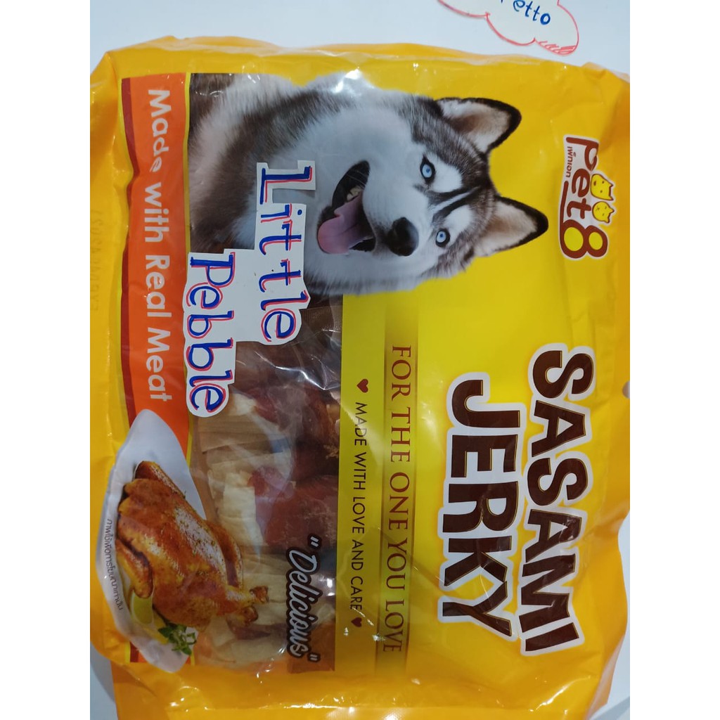 Pet8 Fish Line Wrapped Chicken Jerky JJ501-JJ503-Snack ANJING