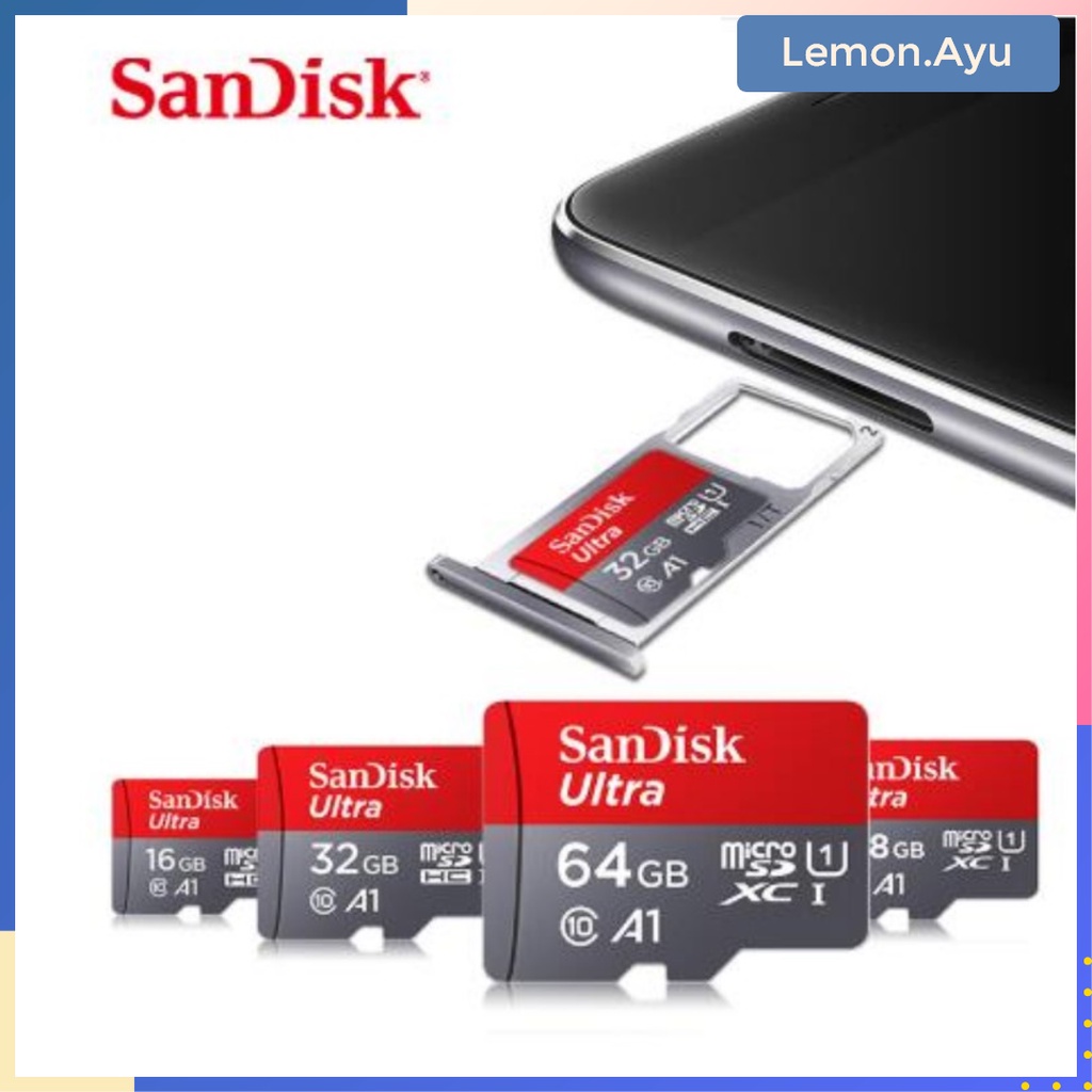 Memory Card A1 CLASS 10 120MB/S High Speed 32GB 64GB 128GB 256GB SD Card with Adapter