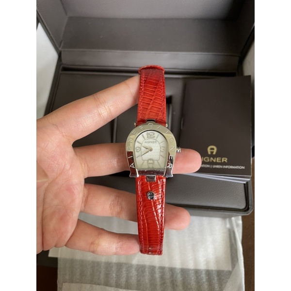 Aigner Women's Watch Leather - Red