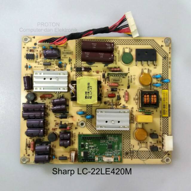 PSU Regulator LCD LED TV SHARP LC-22LE420M . LC22LE420M LC 22LE420M 22LE420ML Mesin Power Supply 491