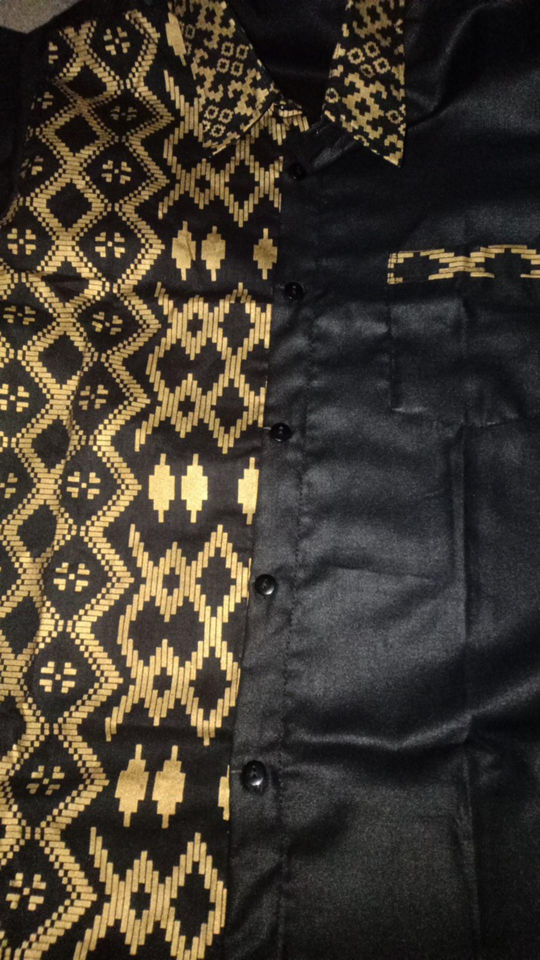 Baju Batik Anak Laki Kemeja Batik Anak Laki Kombinasi Katun Usia 0-14 Tahun Kode Bk-46