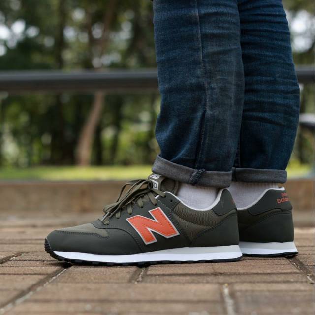 new balance 500 orange