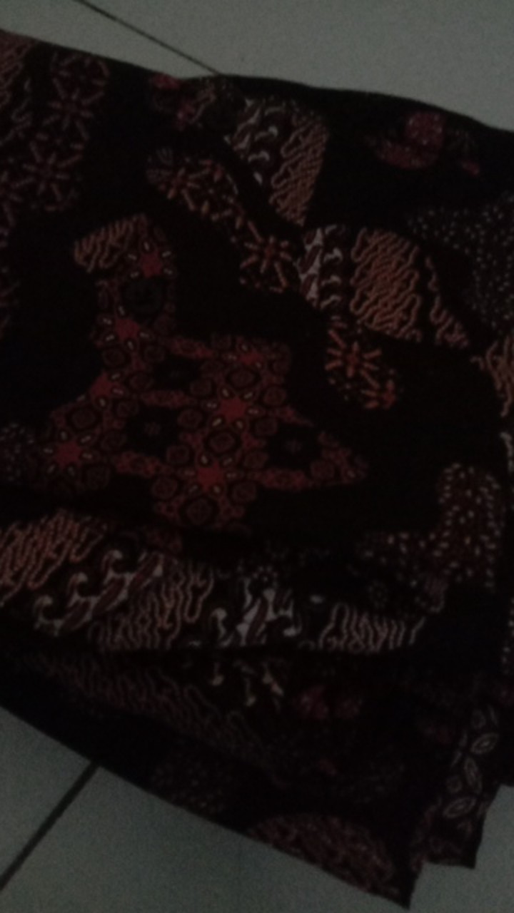 Batik Couple Keluarga Sania Ruffle Ori Ndoro Jowi Motif Pulau