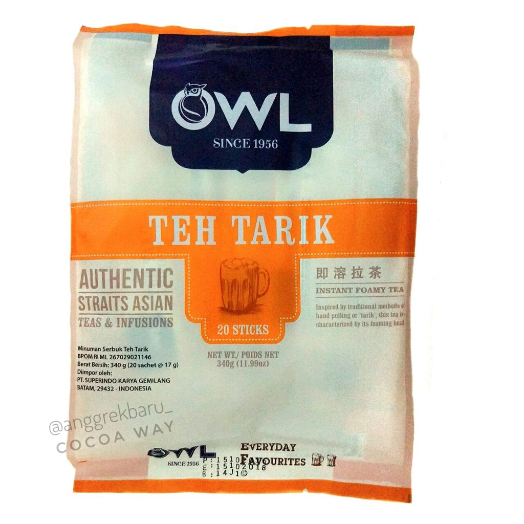 

Owl TehTarik Spore 340gr