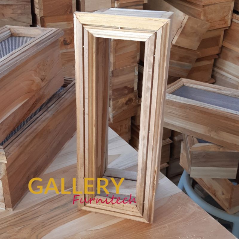 Loster Minimalis Kayu Jati // UK 11x30