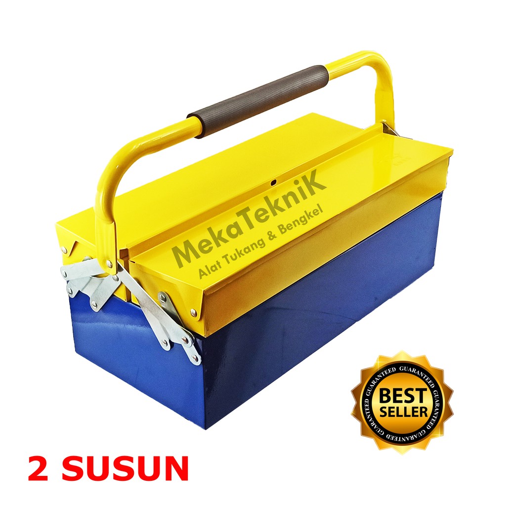 TOOL BOX BESI  2 SUSUN RUSH TOOLBOX BESI  KALENG 2 TINGKAT 