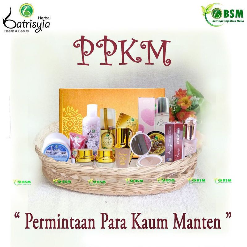 Seserahan skincare pengantin batrisyia herbal/paket seserahan skincare batrisyia