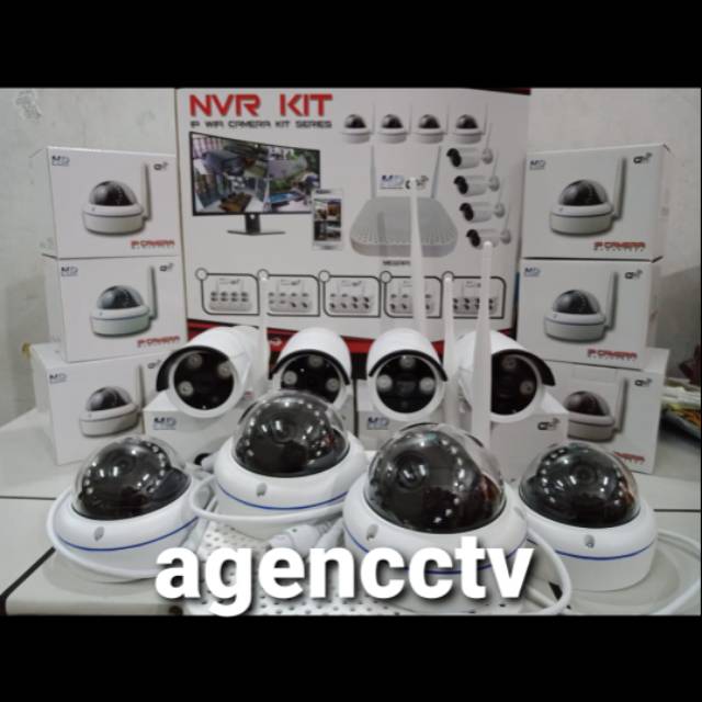 PAKET CCTV WERLES 8 CHANNEL NVR KIT  5MP 1080p TURBO HD IR SONY