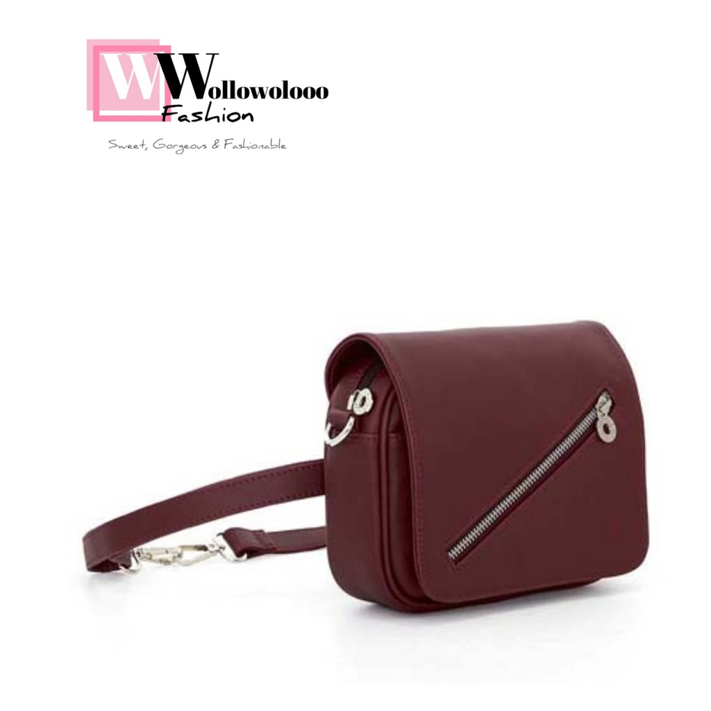 TAS SELEMPANG WANITA MAROON SOPHIE PARIS DIAGINE BAG T6411B8