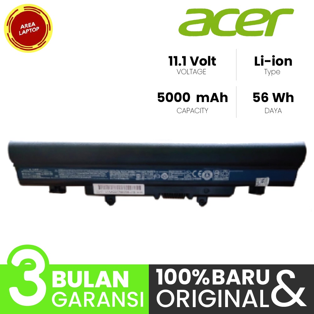 Baterai Acer Travelmate E5-421 P256 P256-M P256-M P256-MG P276 EX2510G V3-572P TEBAL ORI