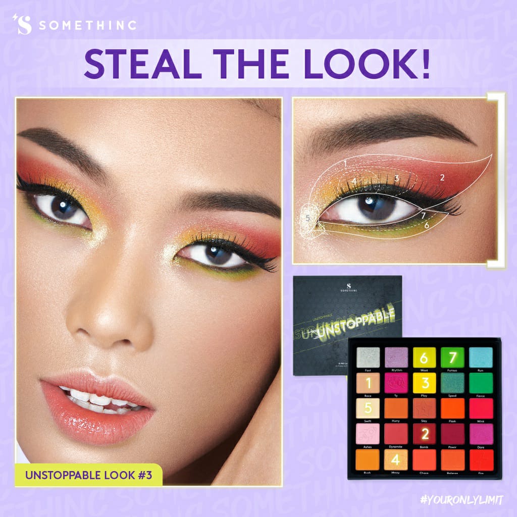 SOMETHINC UNSTOPPABLE 25 PRO EYESHADOW PALETTE