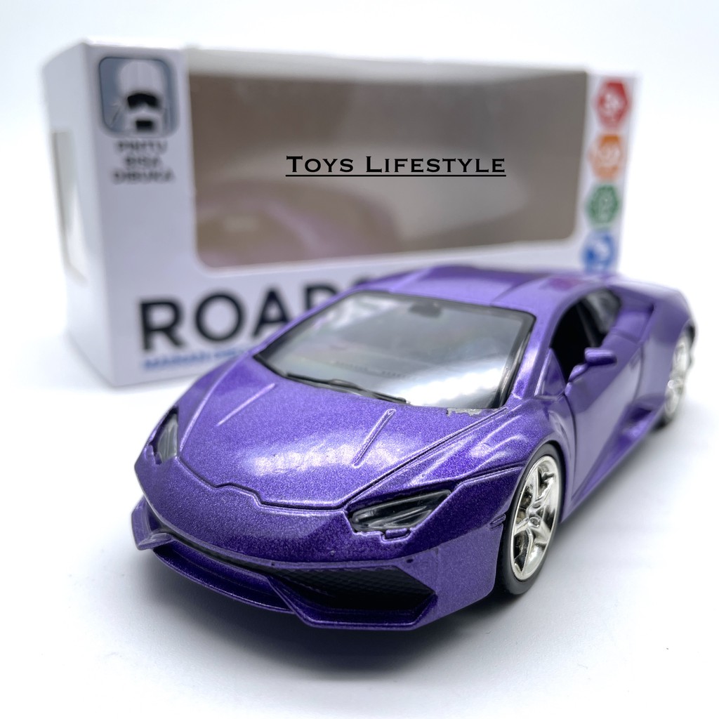 Mainan Mobil Diecast Classic &amp; Sport Spryz Roadster Skala 1:32 (Lampu Menyala)
