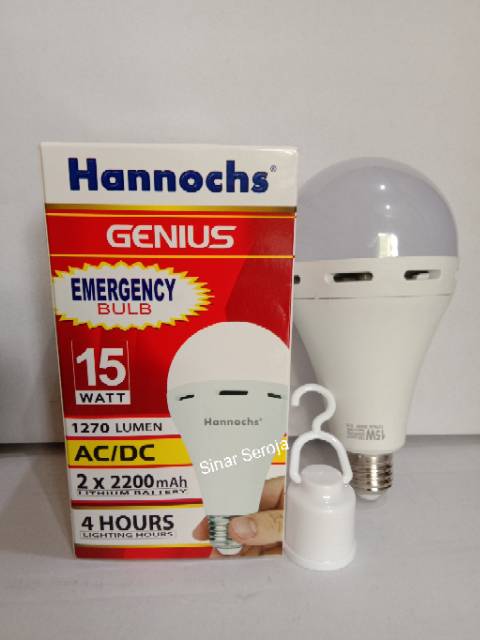 Lampu Emergency Led Hannochs Genius 6w/8w/10w/12w/15w