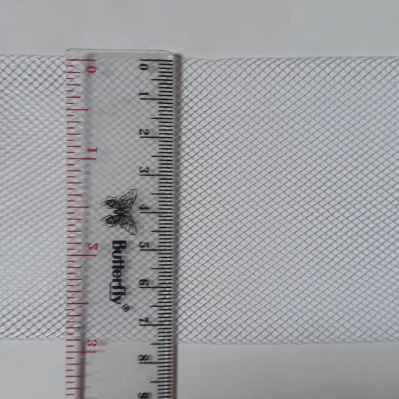 Kain yure harnet pengeras pengembang baju lebar 7,5cm harga per 1meter
