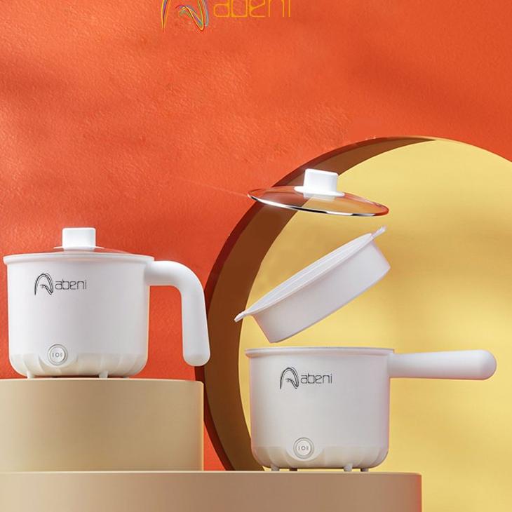 Hot Sell.. Abeni Panci Listrik Multifungsi Elektrik Cooker Keramik teflon Lapisan Ganda Anti Lengket