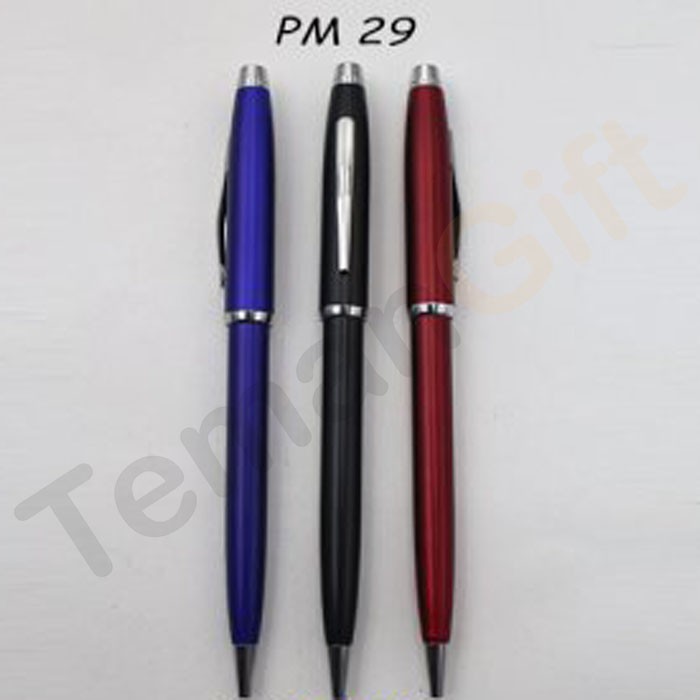 

Pen Metal PM 29 Pulpen Stainless Bisa Custom Logo/Nama