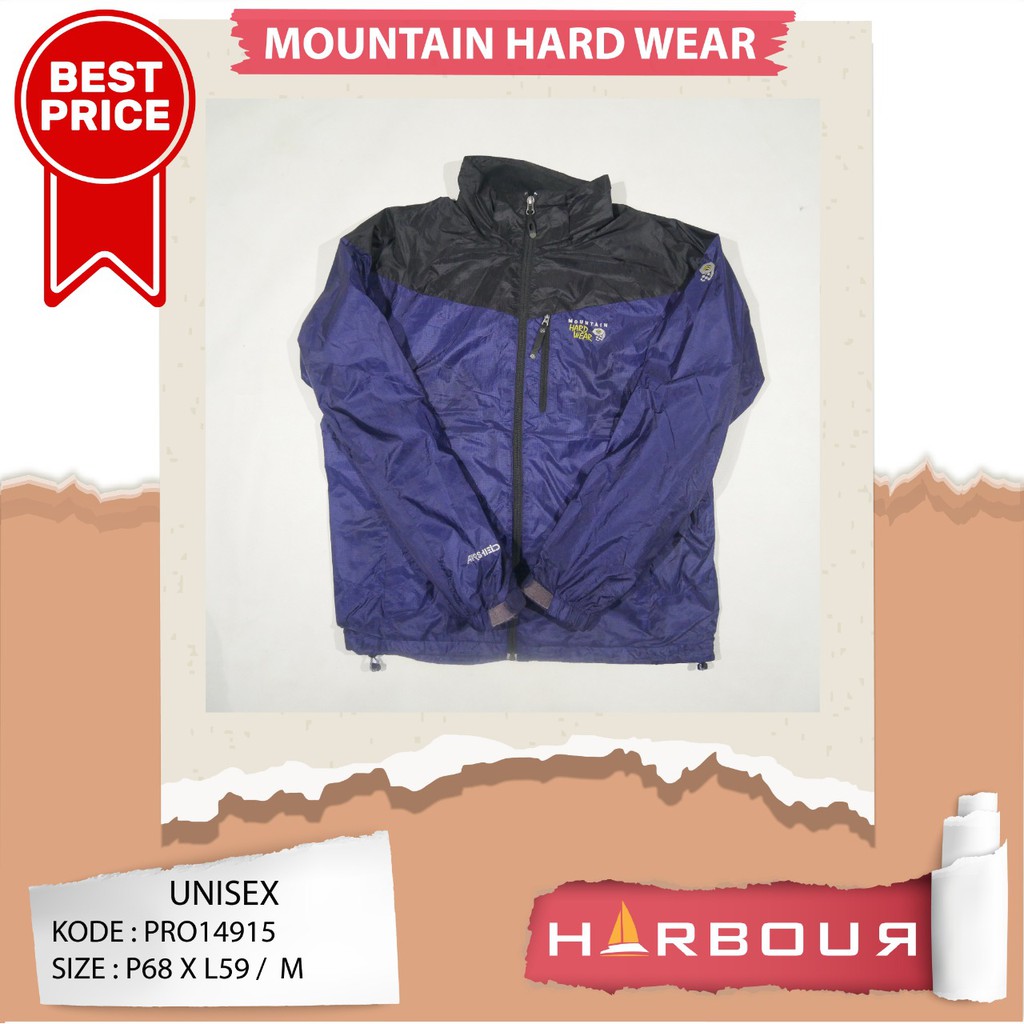 MOUNTAIN HARD WEAR Jaket Gunung MHW Outdoor Second Original Waterproof Windproof  PRO14915