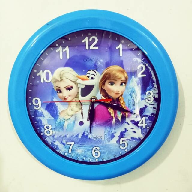 Jam Dinding Frozzen / Frozz 401 / Wall Clock Frozen