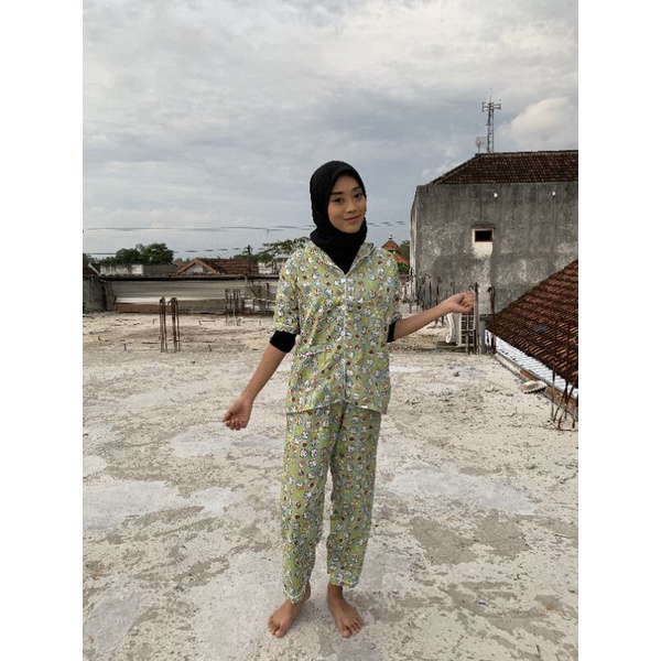 PIYAMA DEWASA REMAJA KEKINIAN PIYAMA KARTUN KARAKTER SETELAN BABYDOLL BABY DOLL PIYAMA MURAH BAJU TIDUR LENGAN PENDEK PIYAMA PIAMA CELANA PENDEK
